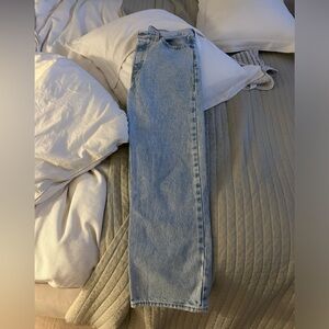 Levis ribcage straight ankle.